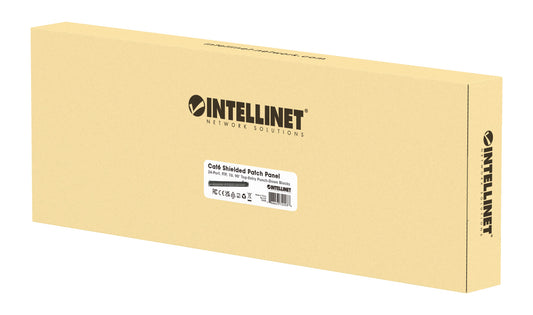 Cat6 Shielded 24-Port Patch Panel, 1U Packaging Image 2