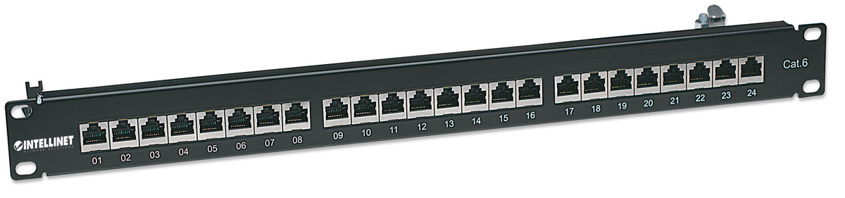 Cat6 Shielded 24-Port Patch Panel, 1U Image 3
