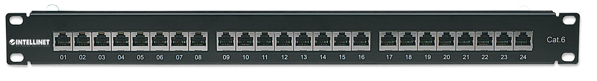 Cat6 Shielded 24-Port Patch Panel, 1U Image 4