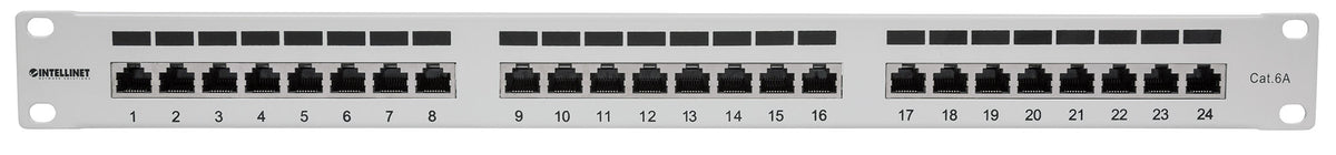 Cat6a 10G Shielded 24-Port Patch Panel, 1U Image 3
