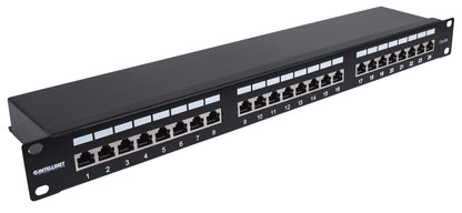 Cat6a 10G Shielded 24-Port Patch Panel, 1U Image 2