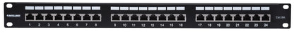 Cat6a 10G Shielded 24-Port Patch Panel, 1U Image 3