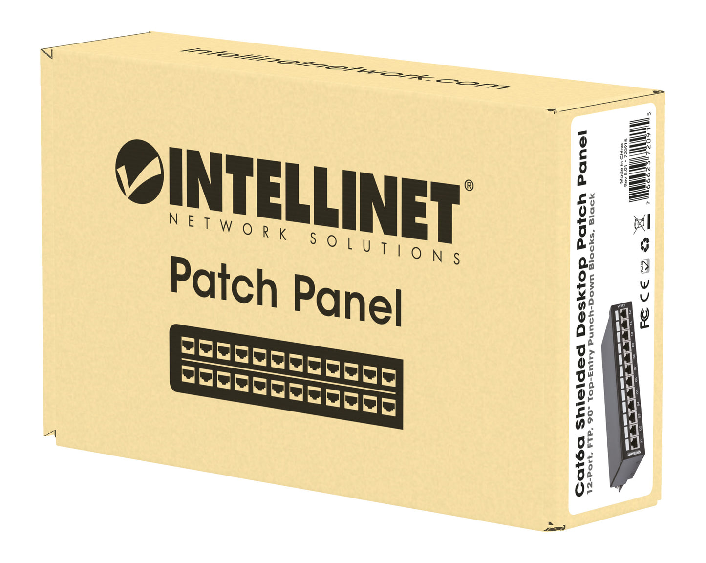 Cat6a 10G Shielded 12-Port Desktop Patch Panel Packaging Image 2