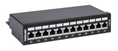 Cat6a 10G Shielded 12-Port Desktop Patch Panel Image 3