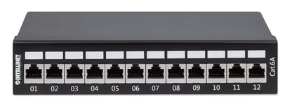 Cat6a 10G Shielded 12-Port Desktop Patch Panel Image 4