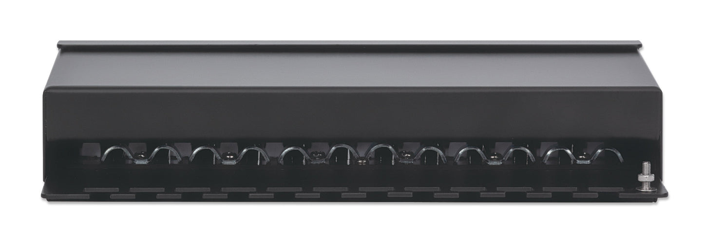 Cat6a 10G Shielded 12-Port Desktop Patch Panel Image 5