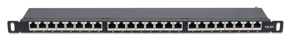 Cat6a 10G Shielded 24-Port Patch Panel, 0.5U Image 4