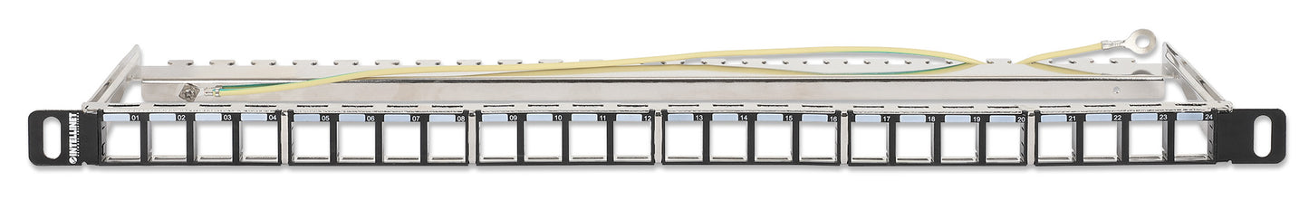 24-Port Shielded Blank Patch Panel, 0.5U Image 3