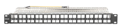 48-Port Shielded Blank Patch Panel, 1U Image 3