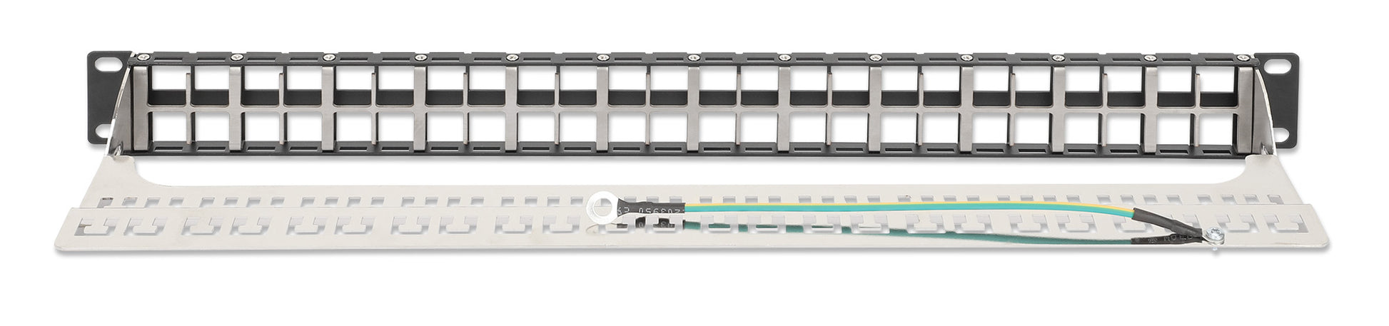 48-Port Shielded Blank Patch Panel, 1U Image 4