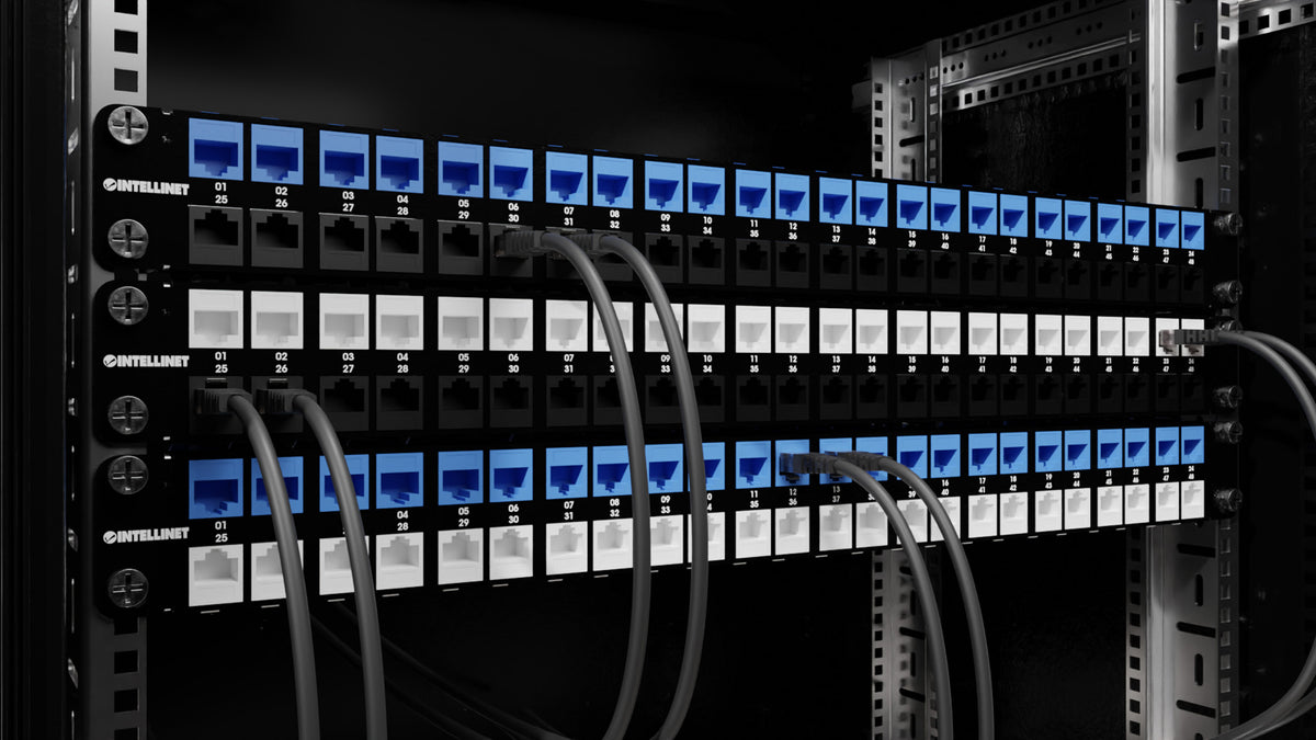 48-Port Shielded Blank Patch Panel, 1U Image 7