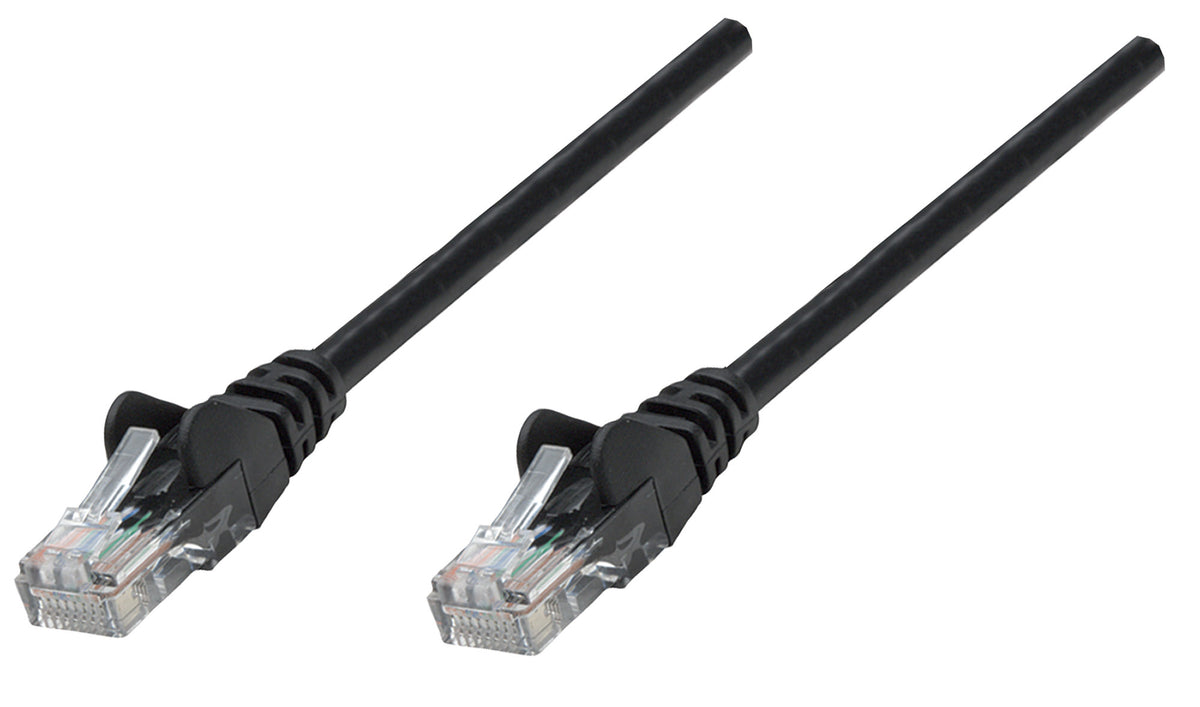 Cat6 U/UTP Network Patch Cable, 0.25 m (1 ft.), Black Image 1
