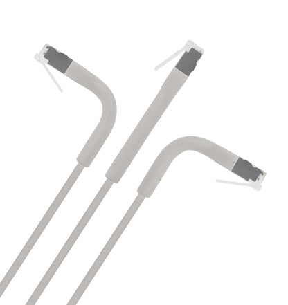Cat6a F/FTP FlexiBoot Slim Network Patch Cable, 0.3 m, Gray Image 5