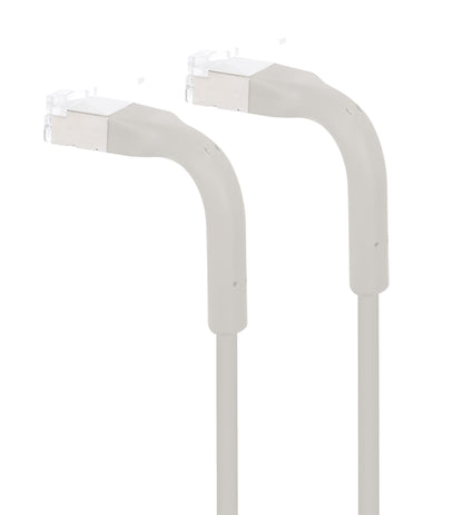 Cat6a F/FTP FlexiBoot Slim Network Patch Cable, 1 m, Gray Image 6