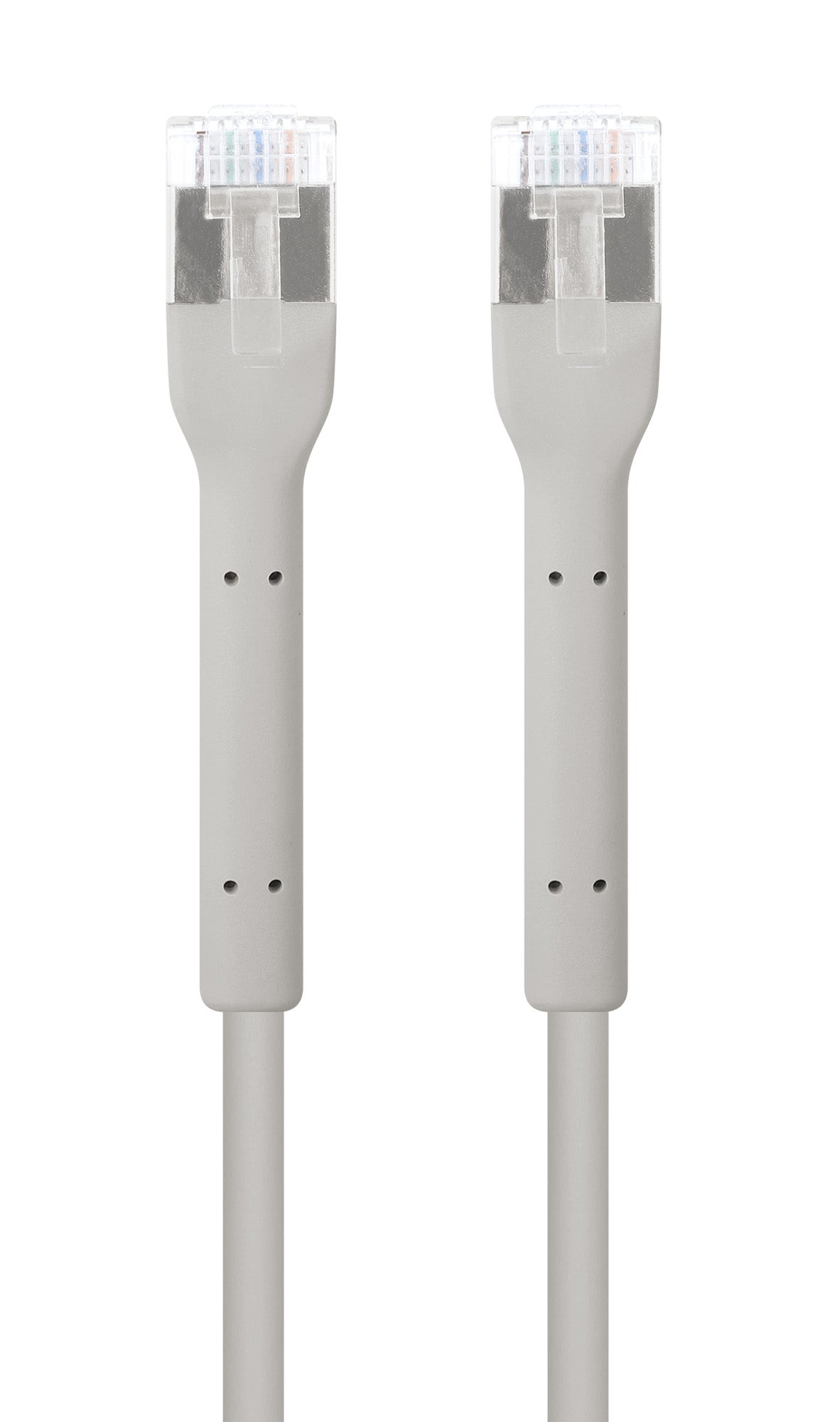 Cat6a F/FTP FlexiBoot Slim Network Patch Cable, 1.5 m, Gray Image 4