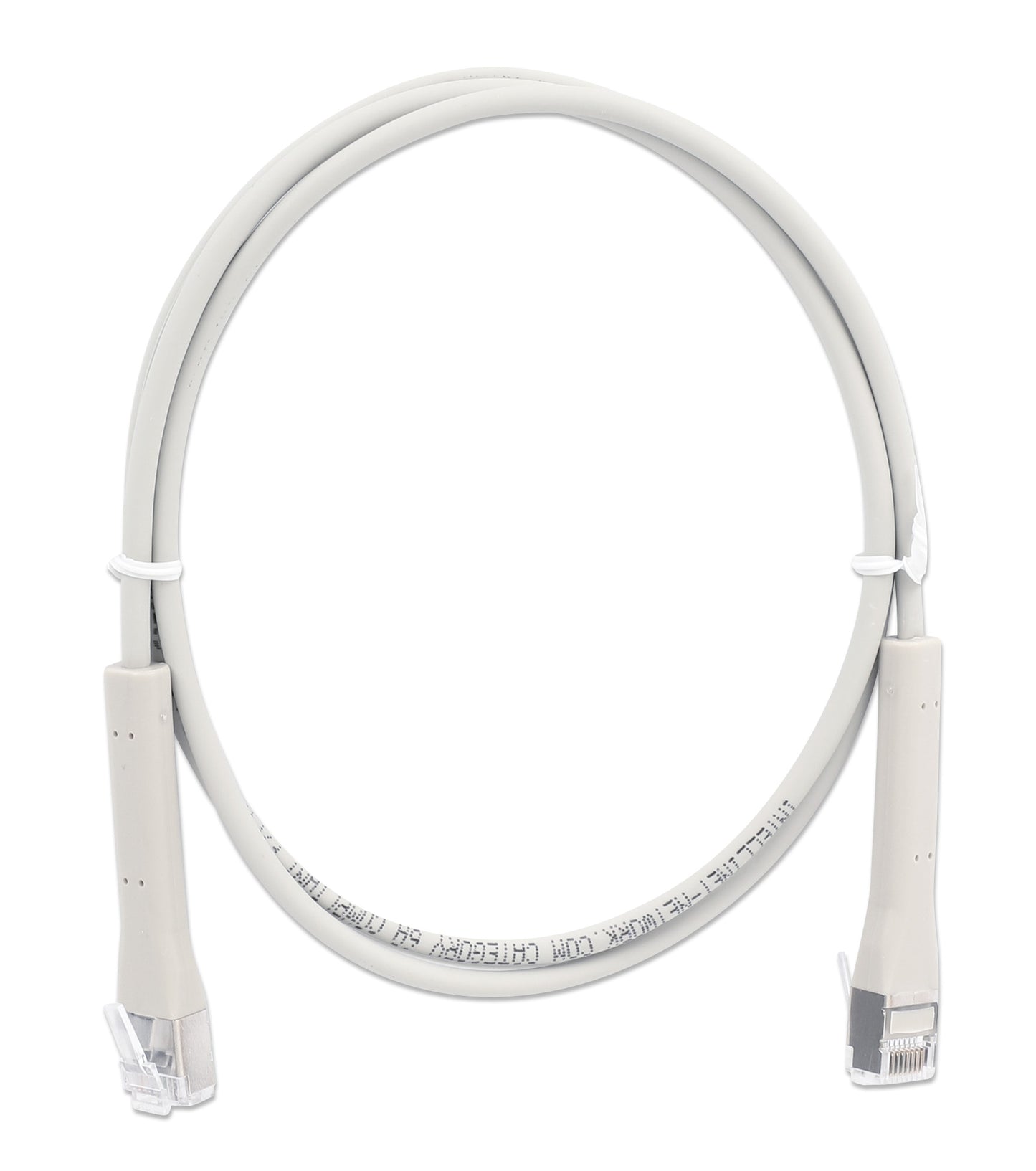 Cat6a F/FTP FlexiBoot Slim Network Patch Cable, 1.5 m, Gray Image 7