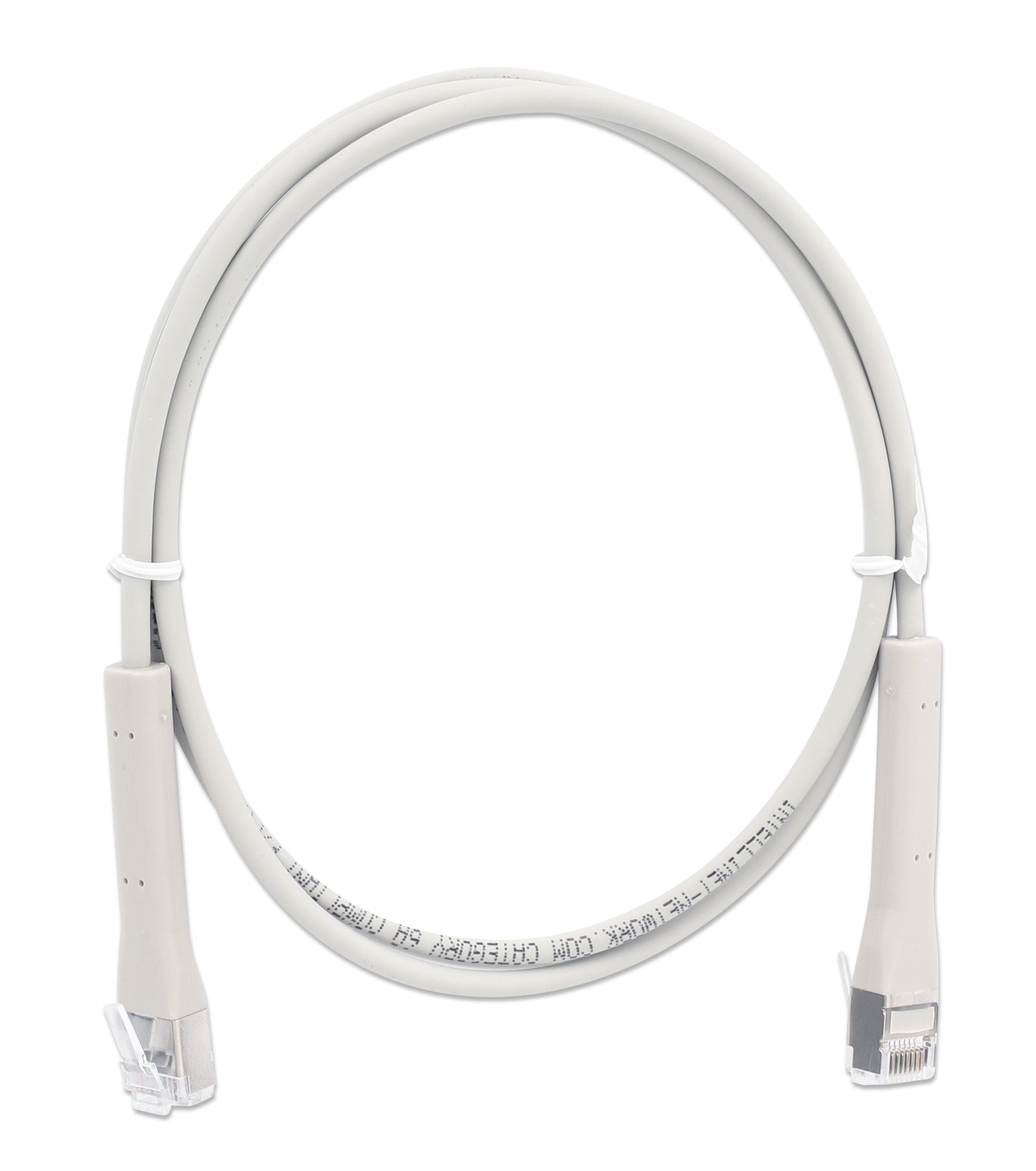 Cat6a F/FTP FlexiBoot Slim Network Patch Cable, 1.5 m, Gray Image 7