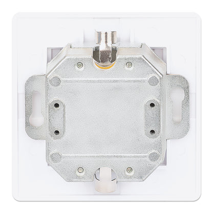 2-Port Cat6 10G Shielded RJ45 Wall Plate Image 5