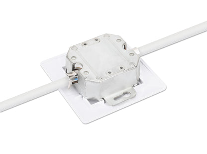 2-Port Cat6 10G Shielded RJ45 Wall Plate Image 6