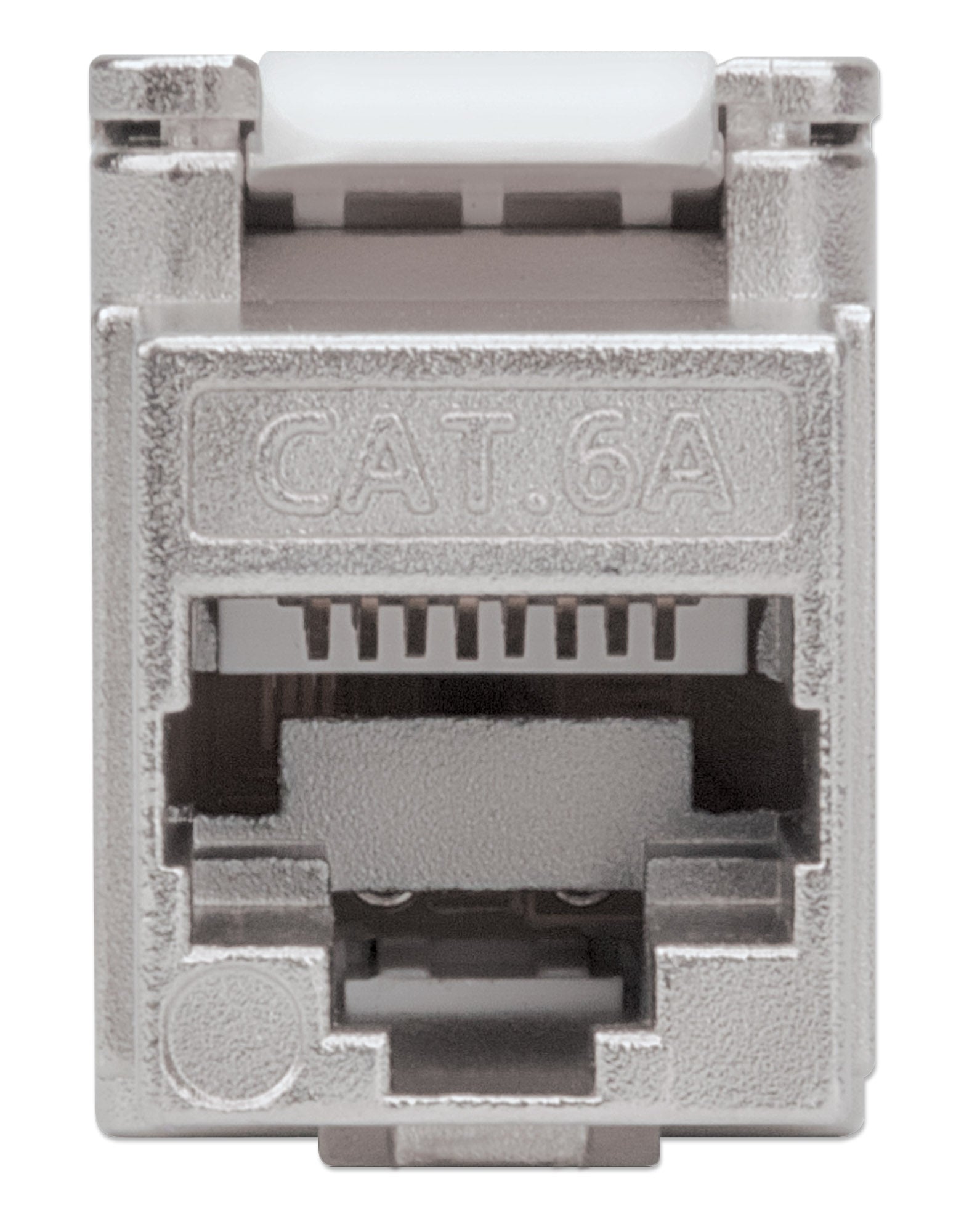 Cat6a 10G Shielded Toolless Keystone Jack, Silver Image 5