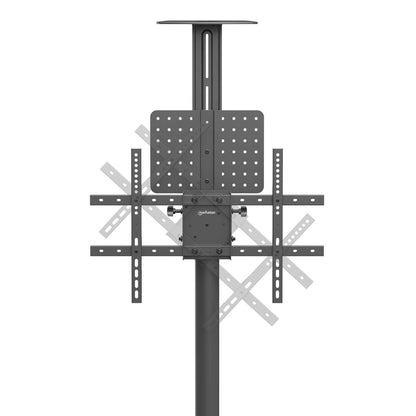 Multimedia TV Cart with Tool-Free Height Adjustment, for 37" to 86" Displays Image 12