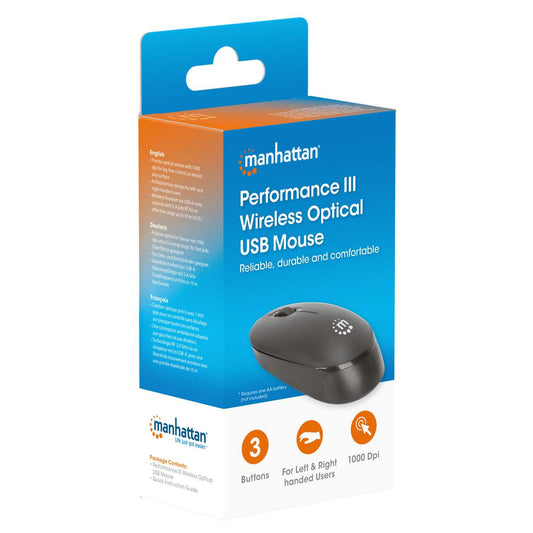 Performance III Wireless Optical USB Mouse Packaging Image 2