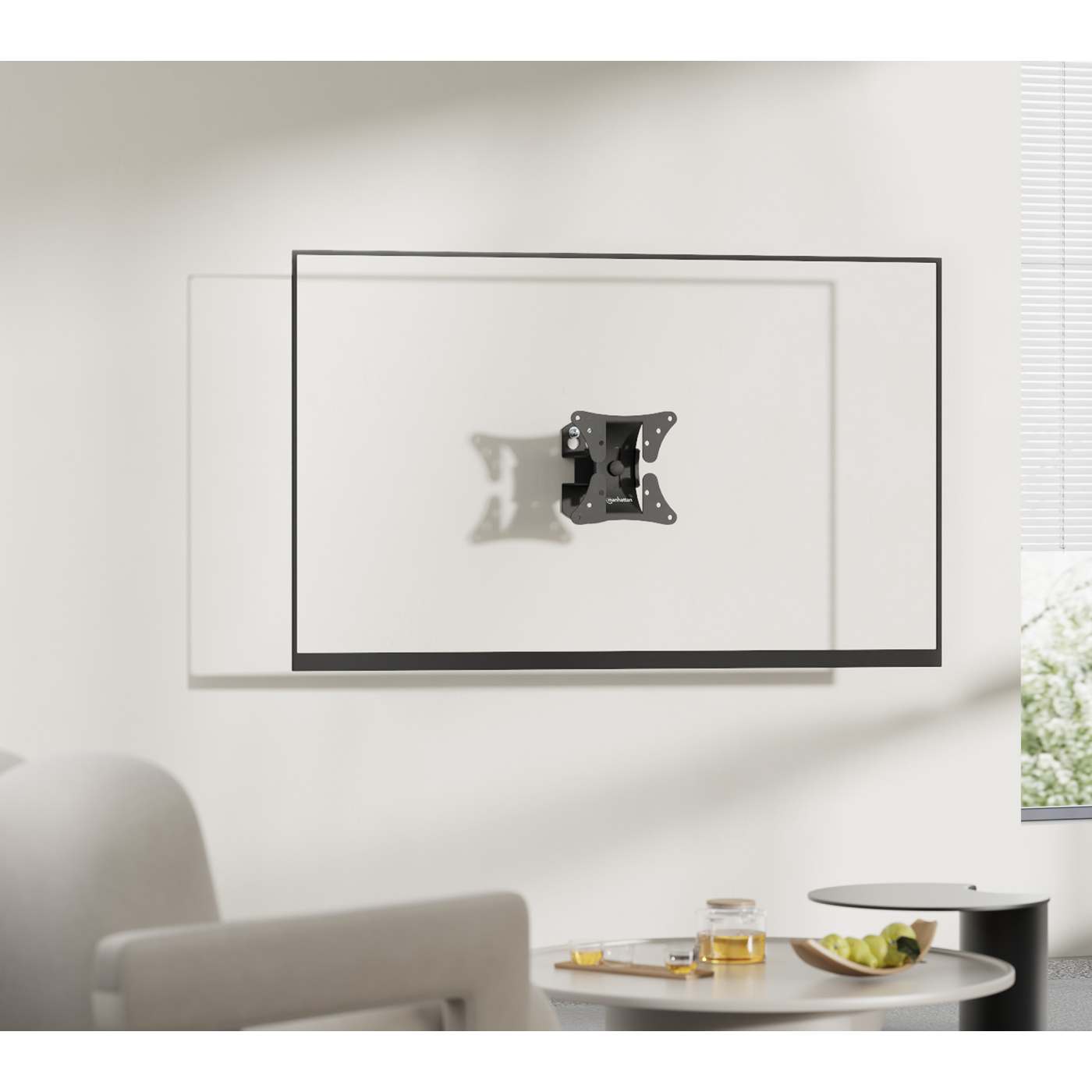 Pivoting TV Wall Mount with Tilt and Swivel Image 6