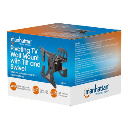 Pivoting TV Wall Mount with Tilt and Swivel Packaging Image 2