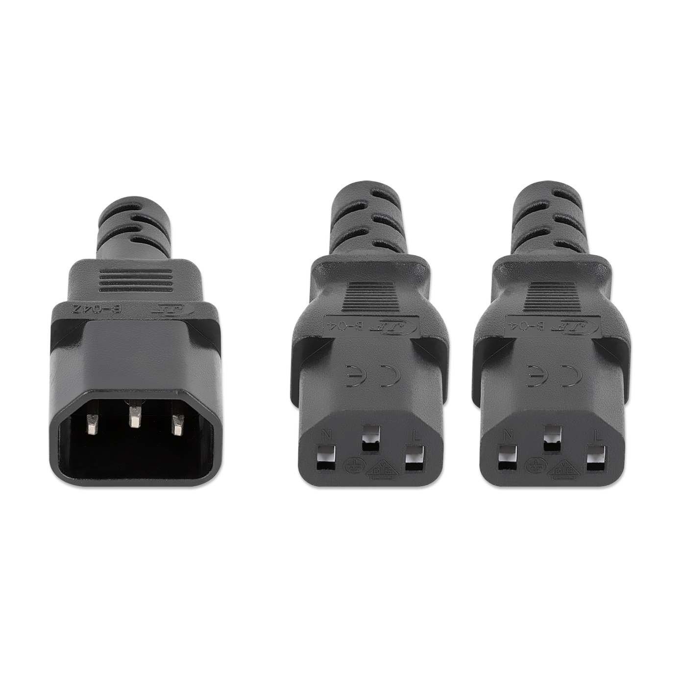 Power Cable Y-Splitter 2 x C13 to C14, 1.8 m Image 3