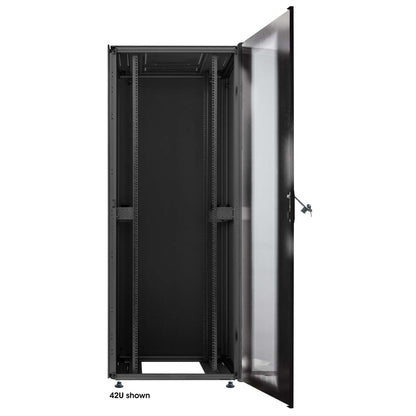 Premium 19" Network Cabinet, 22U, 800 (D) x 600 (W) x 1133 (H) mm, Black Image 3