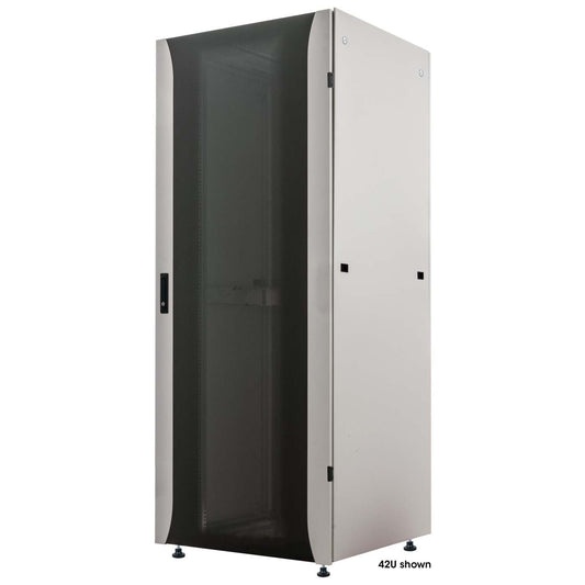 Premium 19" Network Cabinet, 22U, 800 (D) x 600 (W) x 1133 (H) mm, Gray Image 1