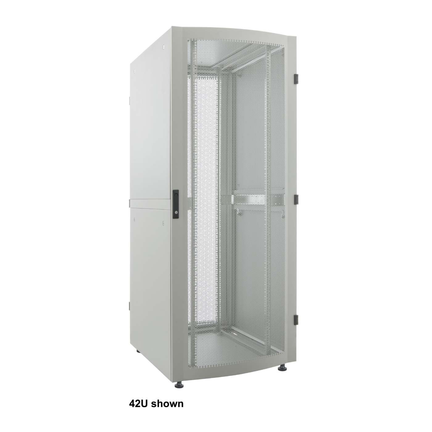 Premium 19" Server Cabinet, 26U, 1000 (D) x 600 (W) x 1322 (H) mm, Gray Image 2