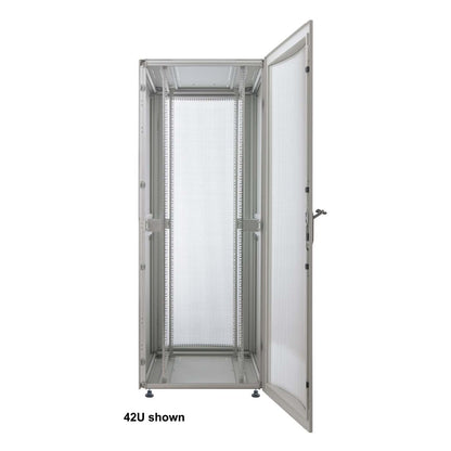 Premium 19" Server Cabinet, 26U, 1000 (D) x 600 (W) x 1322 (H) mm, Gray Image 4