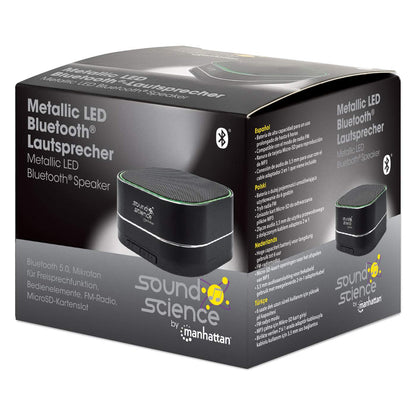Sound Science Metallic LED Bluetooth® Speaker Packaging Image 2