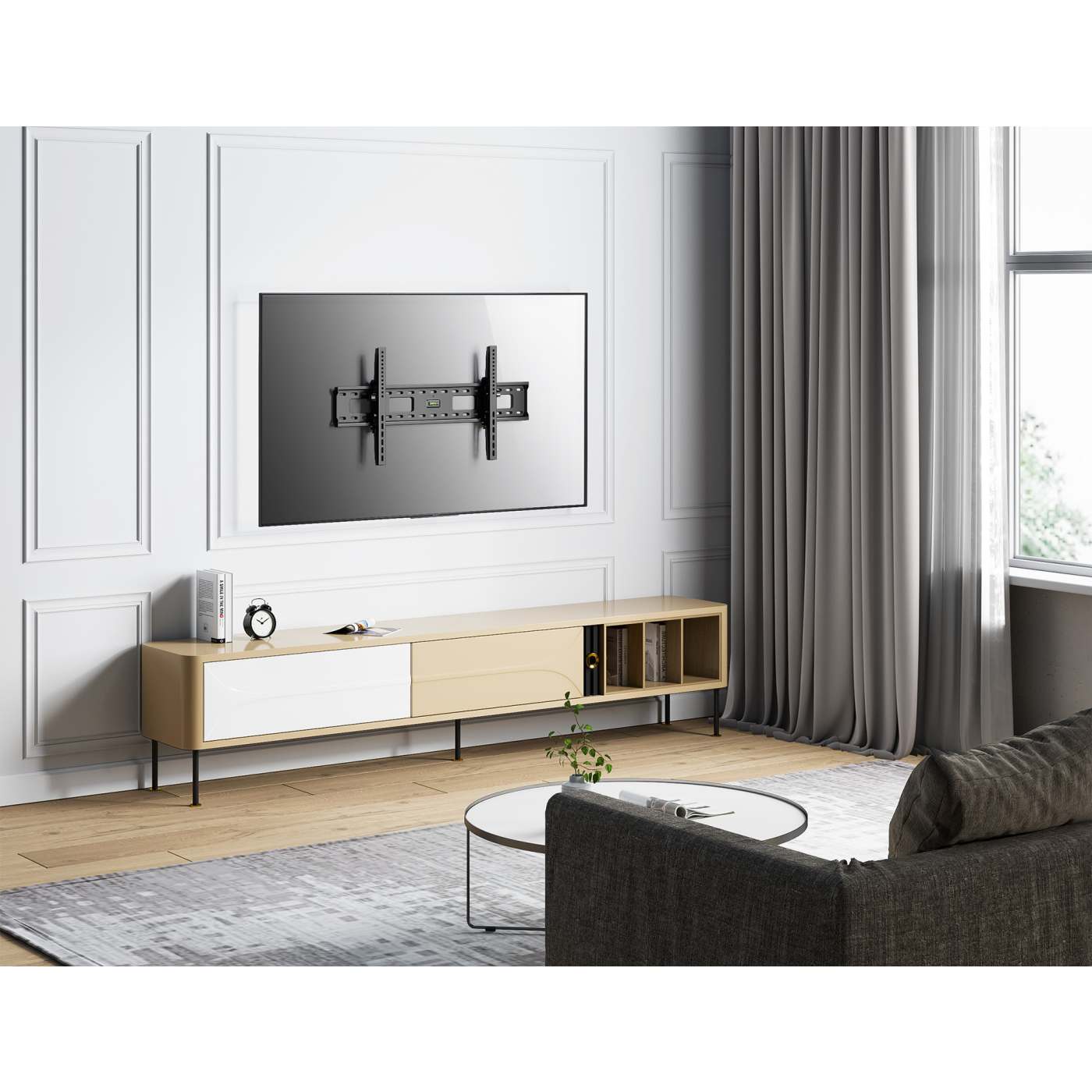 Universal Flat-Panel TV Tilting Wall Mount, for 37" to 86" Displays Image 7