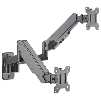 Universal Gas Spring Dual Monitor Wall Mount Image 6