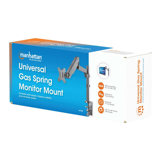 Universal Gas Spring Monitor Mount with Height-Adjustable Arm Packaging Image 2