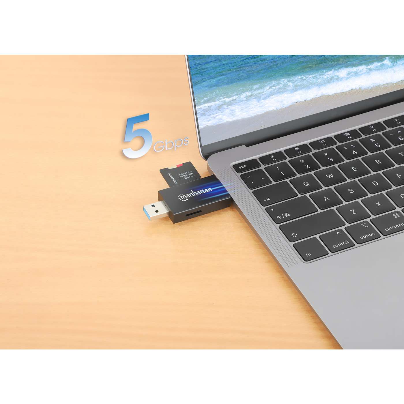 USB 3.0 Type-C / Type-A Combo Multi-Card Reader / Writer Image 2