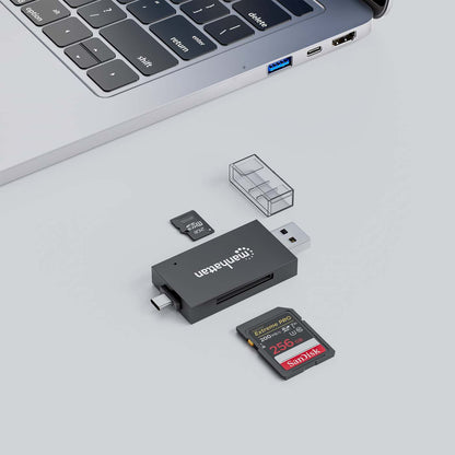 USB 3.0 Type-C / Type-A Combo Multi-Card Reader / Writer Image 4