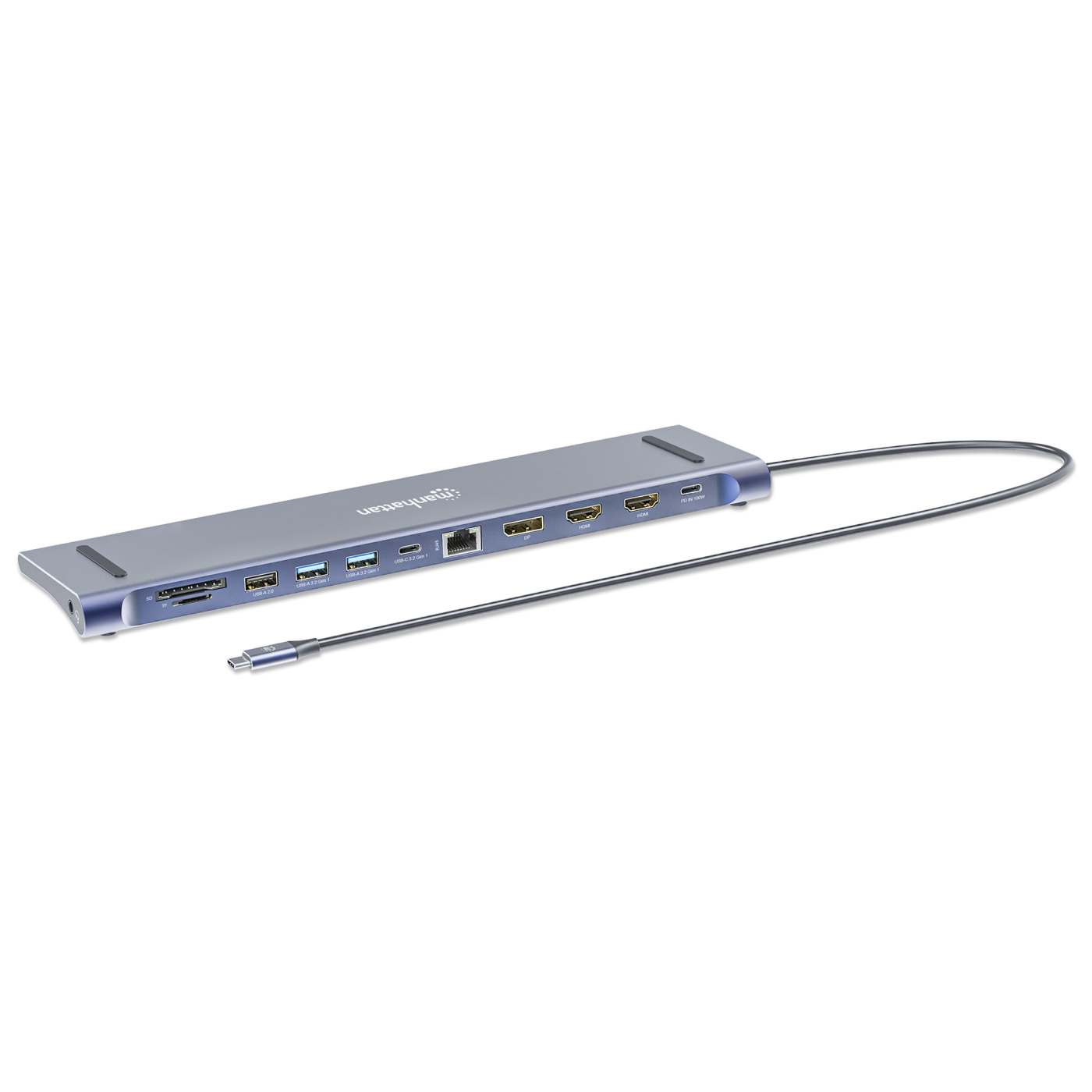 USB-C PD 12-in-1 Triple Monitor 4K Docking Station / Multiport Hub Image 12