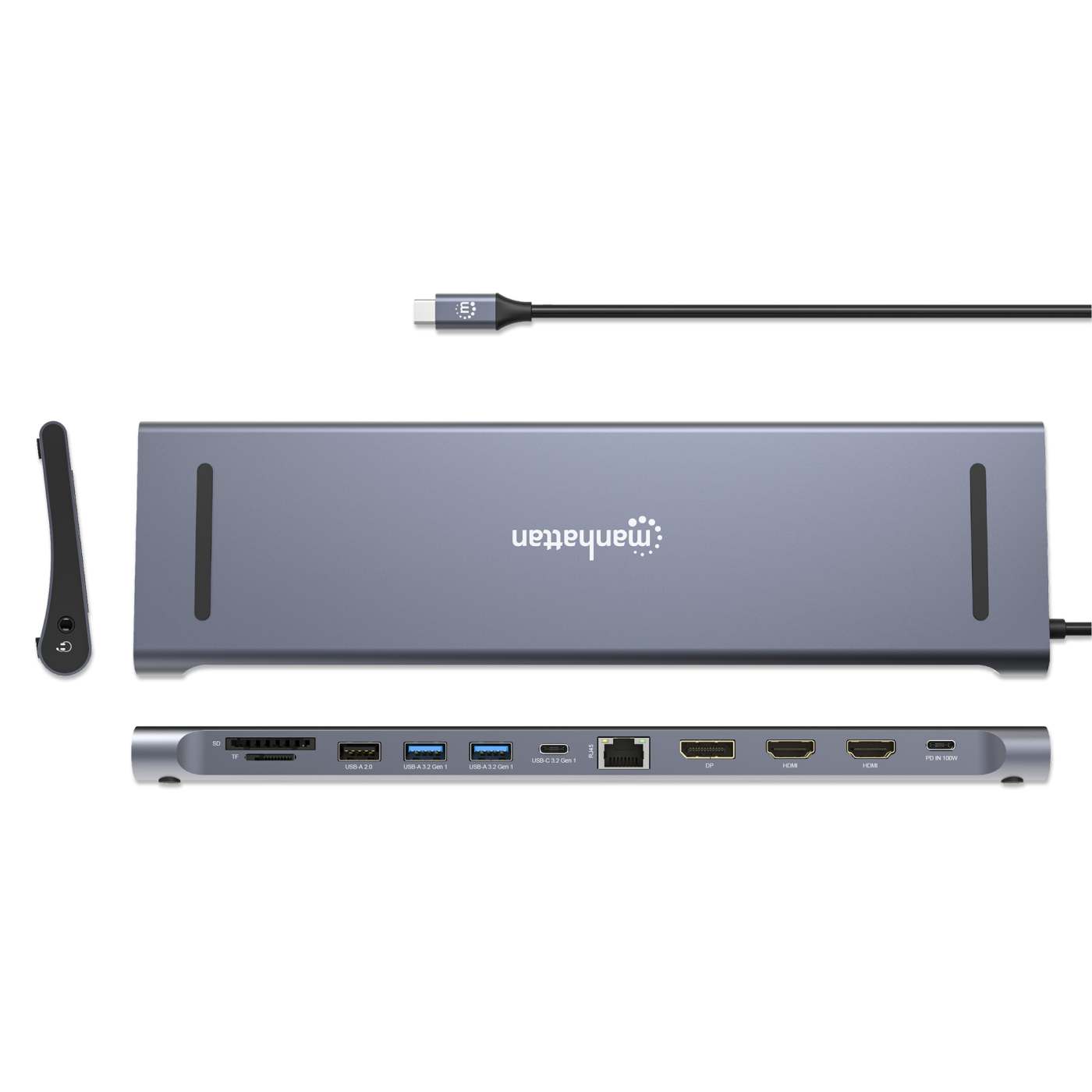USB-C PD 12-in-1 Triple Monitor 4K Docking Station / Multiport Hub Image 6
