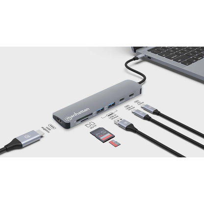USB-C PD 7-in-1 HDMI 4K Docking Station / Multiport Hub Image 8