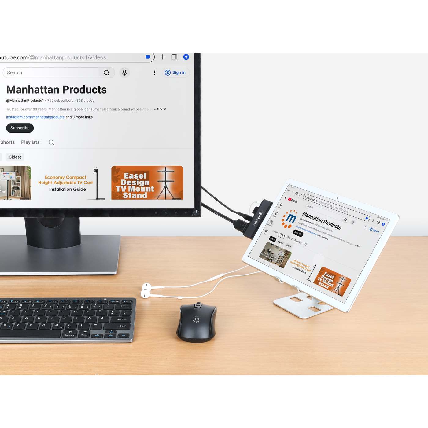 USB-C PD to HDMI 4-in-1 Travel Docking Station for Tablet, Phone, and Laptop Image 3