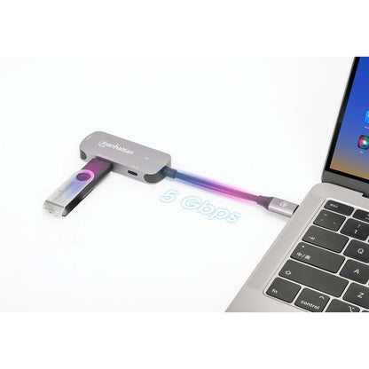 USB-C to HDMI (4K@60Hz) 3-in-1 Docking Converter with Power Delivery Image 4