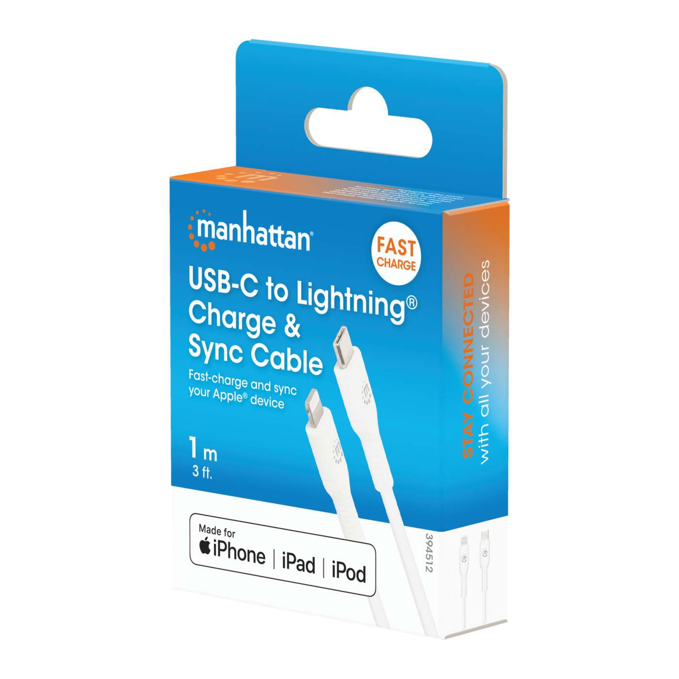 USB-C to Lightning Charge & Sync Cable Packaging Image 2