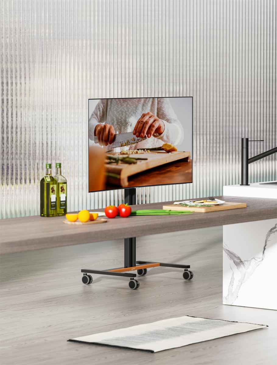 Compact Height-Adjustable TV Cart / Stand Image 14